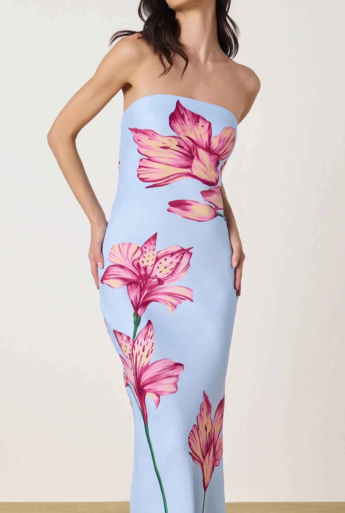 Rococo Sand - Strapless Maxi Dress