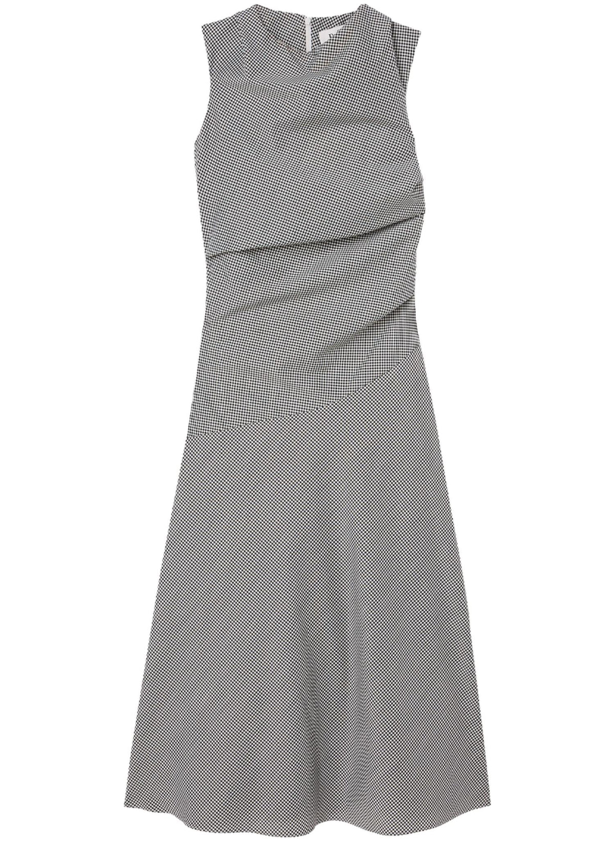 Rohe - Mini Check Cowl Neck Dress
