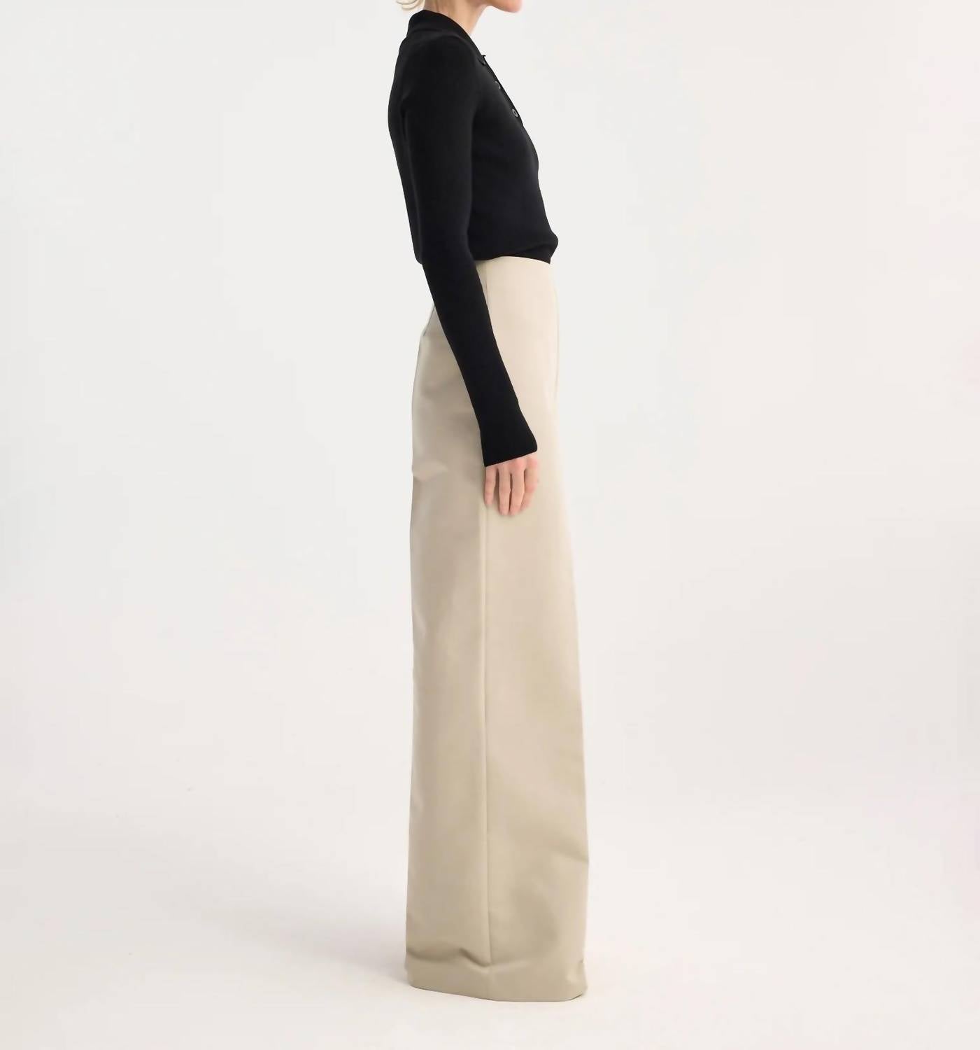 Rohe - Palazzo - leg Trousers - beige - clothing - pants