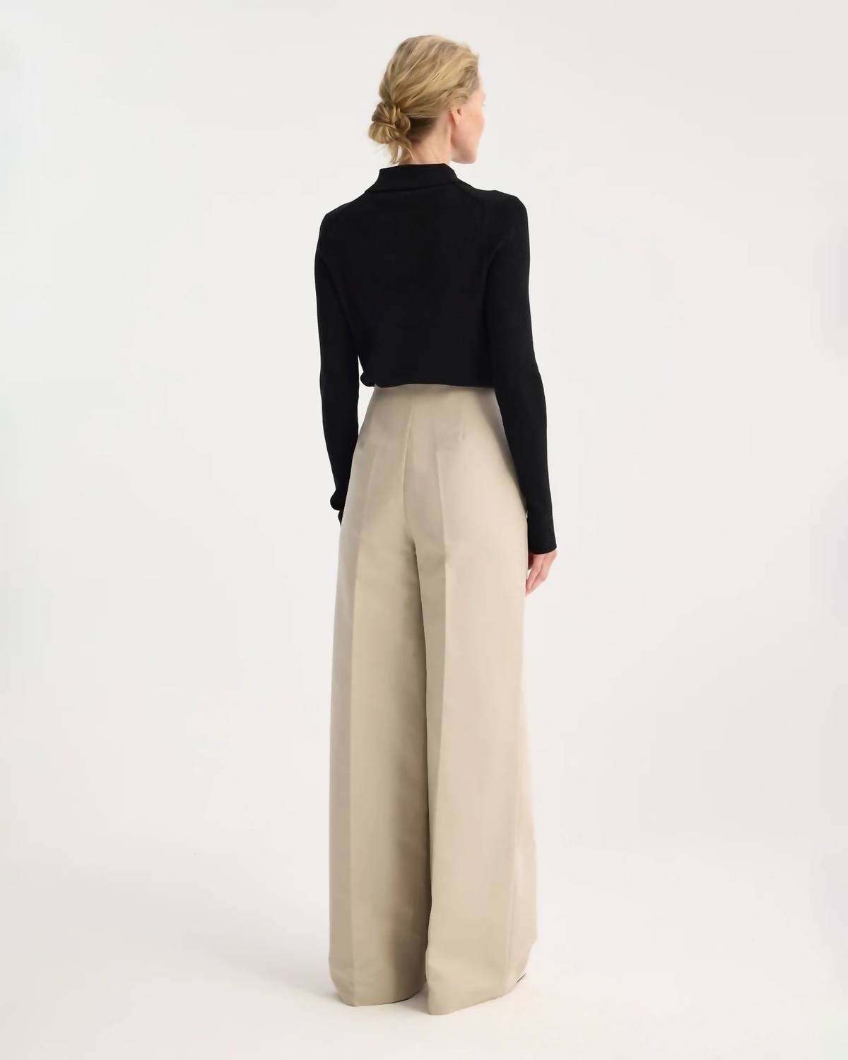 Rohe - Palazzo - leg Trousers - beige - clothing - pants