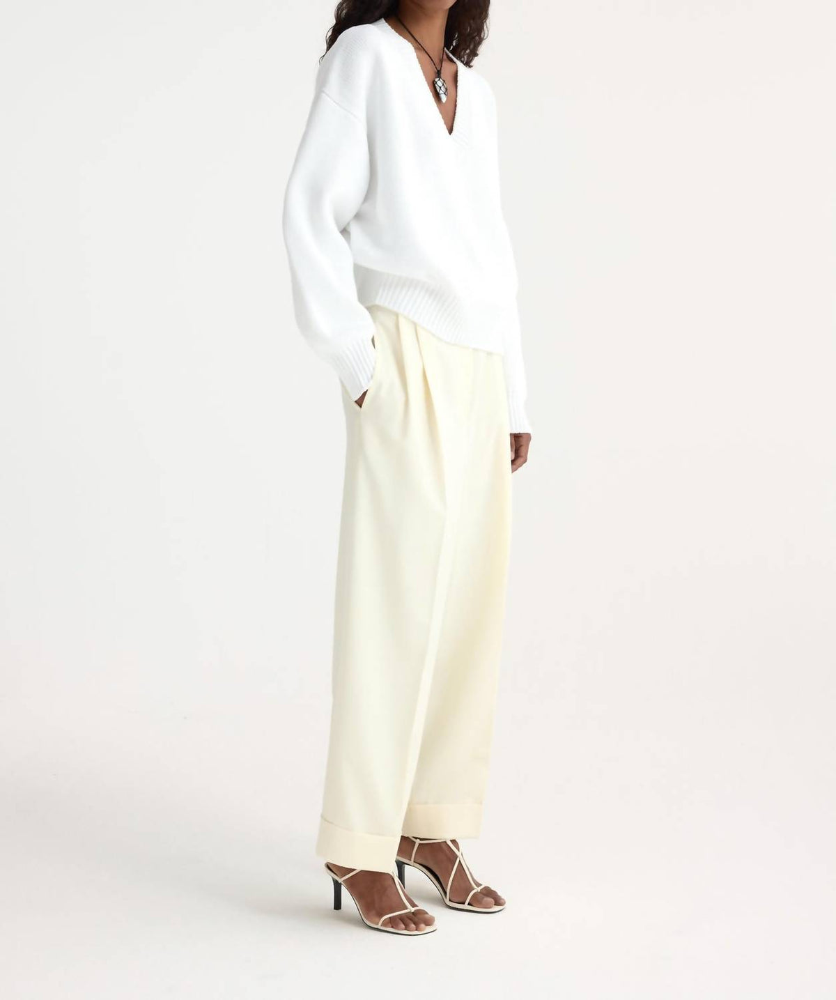 Rohe - V-neck Knitted Sweater