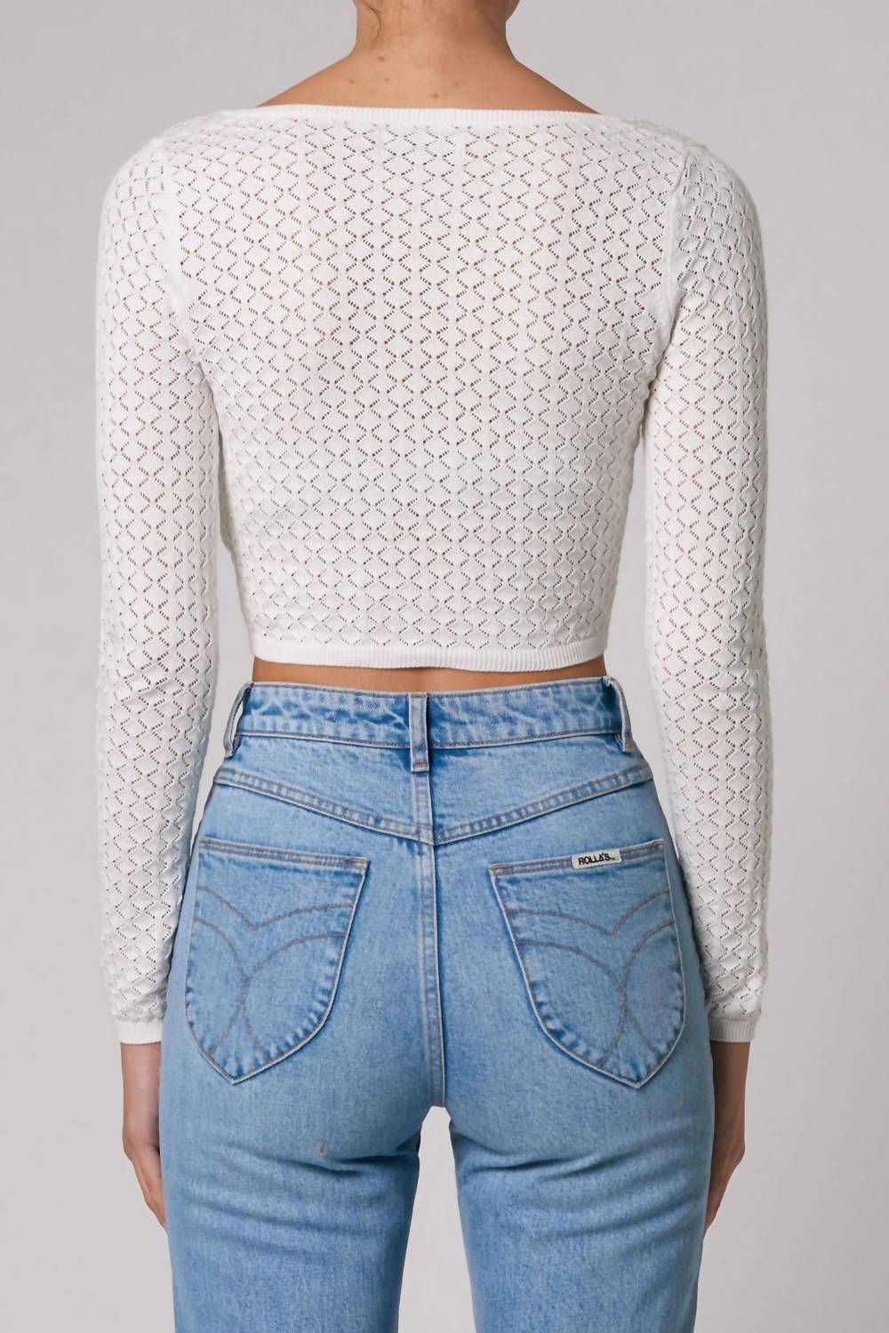 Rolla'S - Diamond Knit Scoop Top