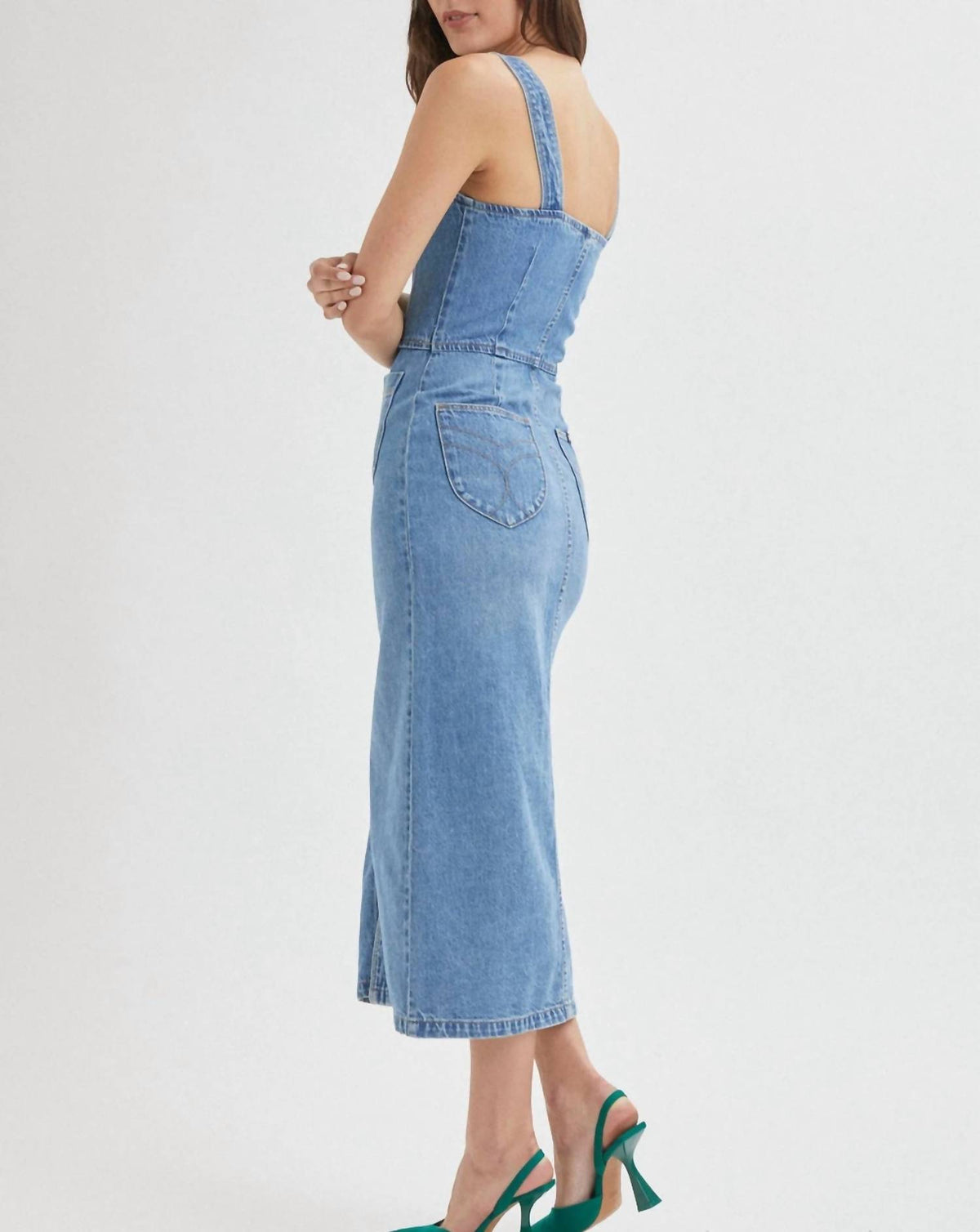 Rolla'S - Sailor Denim Midi Dress