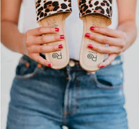 Rollasole - Women's Leopard Sandals