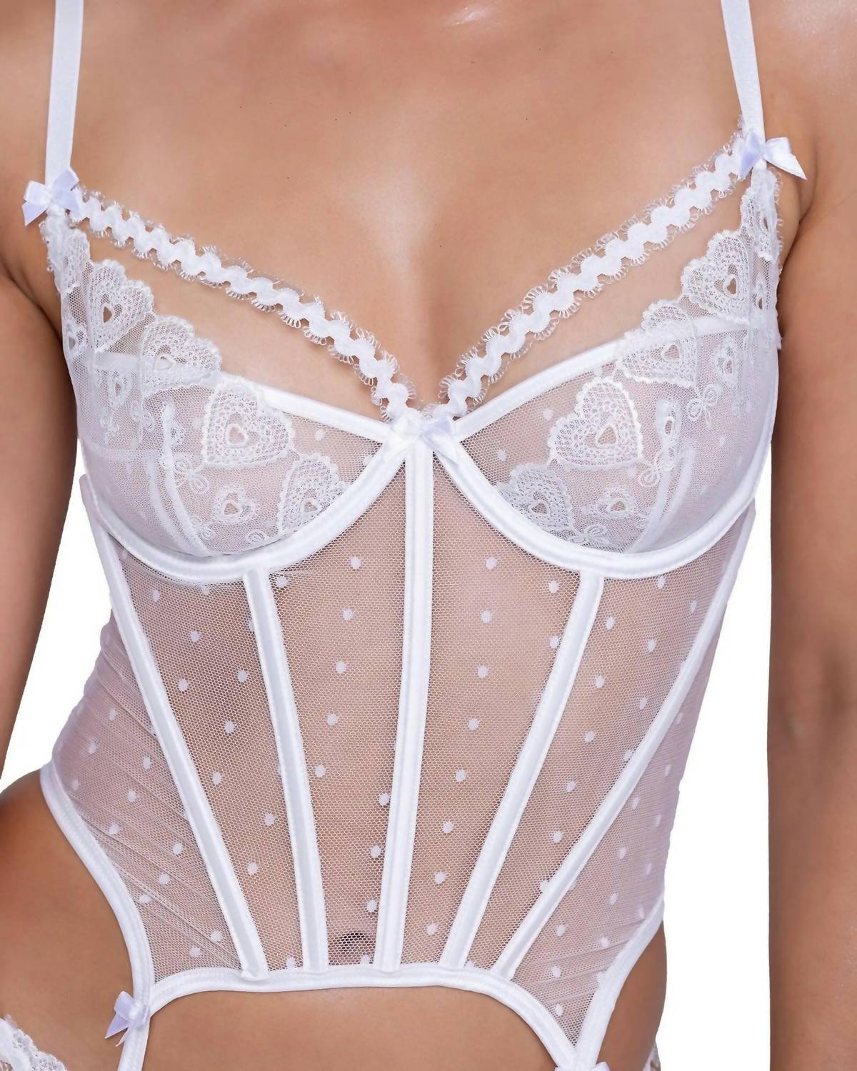 Roma Confidential - Forever Yours Bustier Set - bras - clothing - cotton