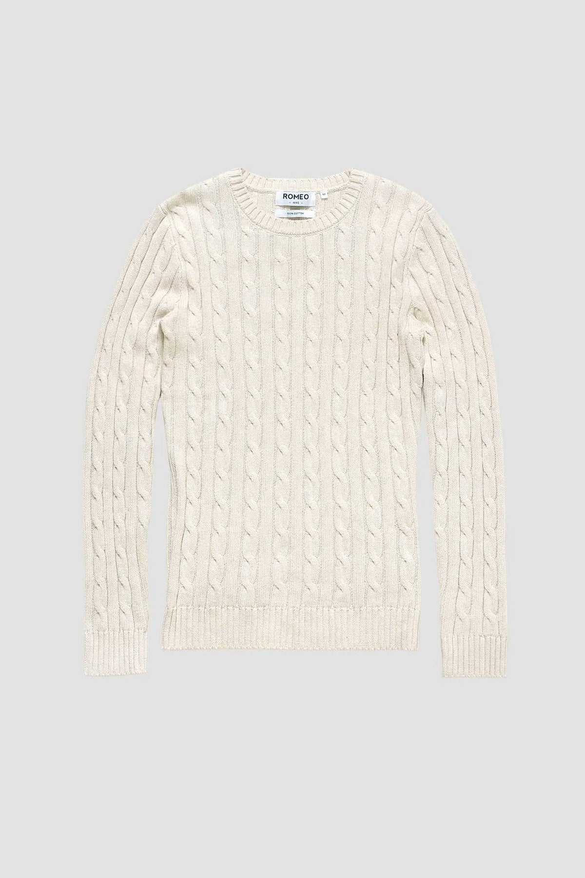 Romeo Nyc - Cotton Cable Sweater