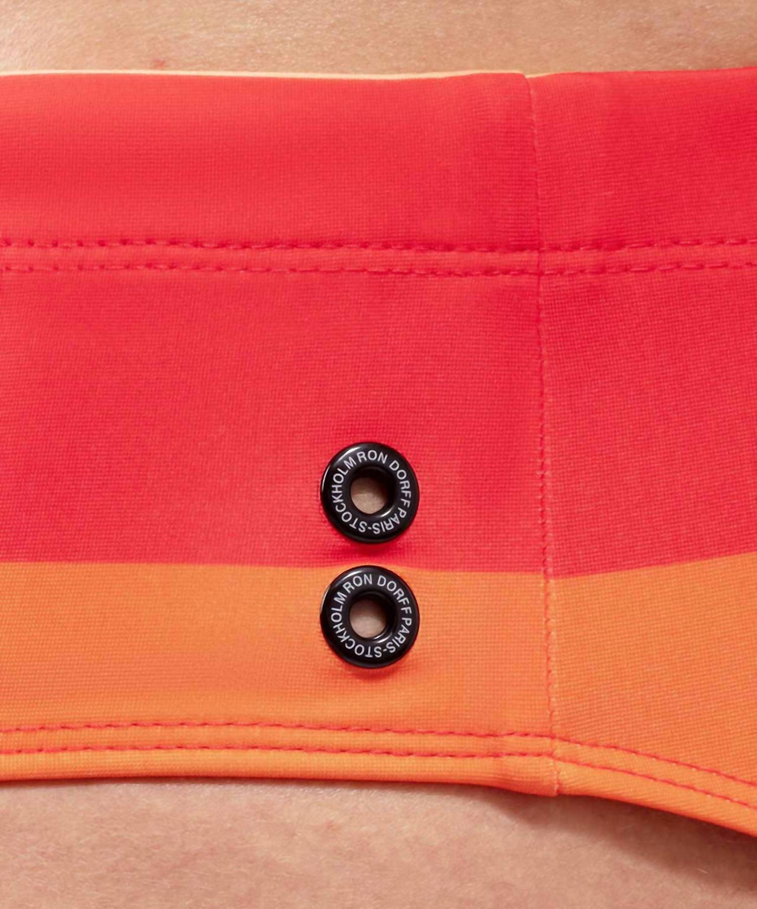 Ron Dorff - Swim Briefs Big Stripes - clothing - men - orange