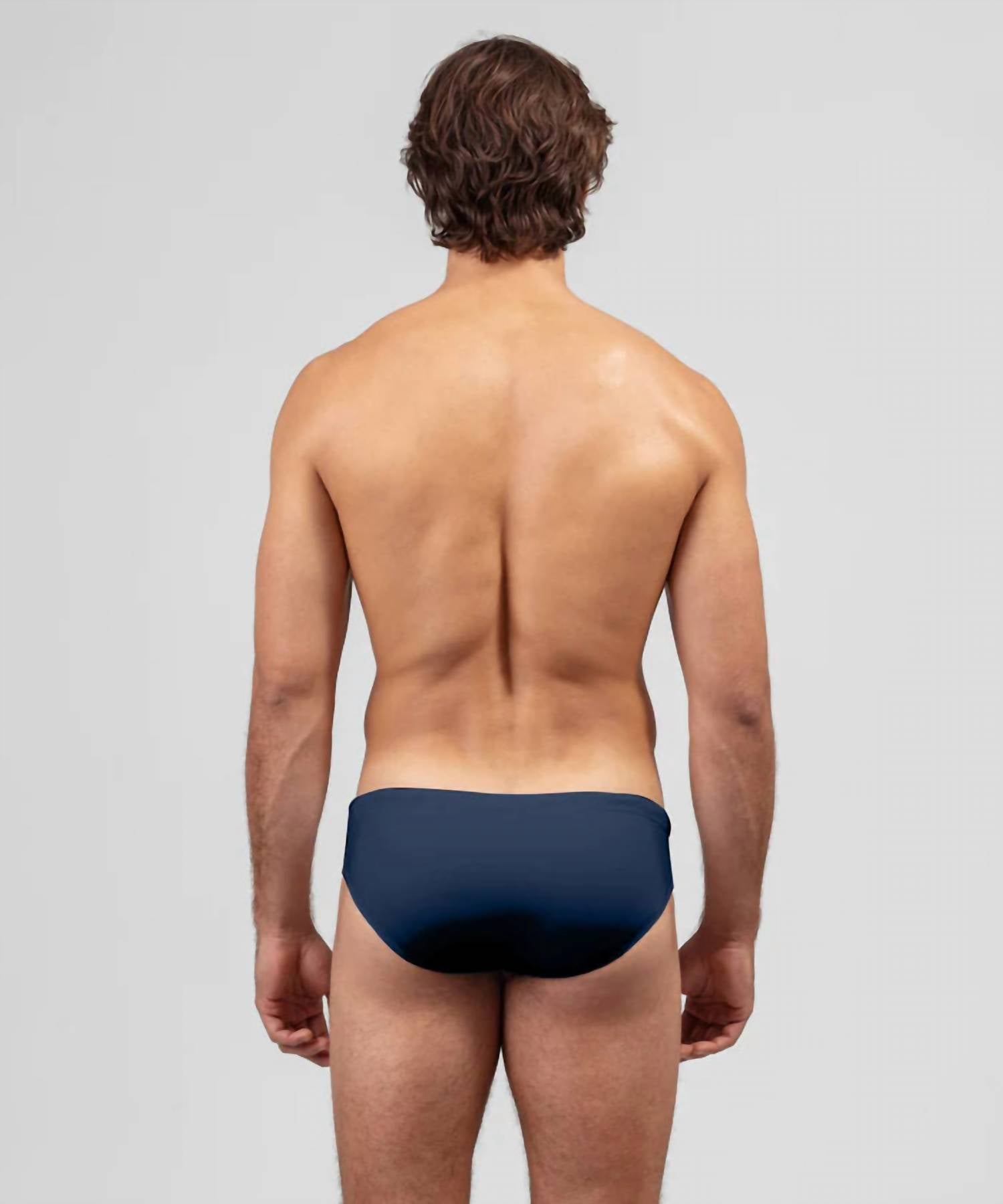 Ron Dorff - Swim Briefs Diagonal Stripes - blue - clothing - men