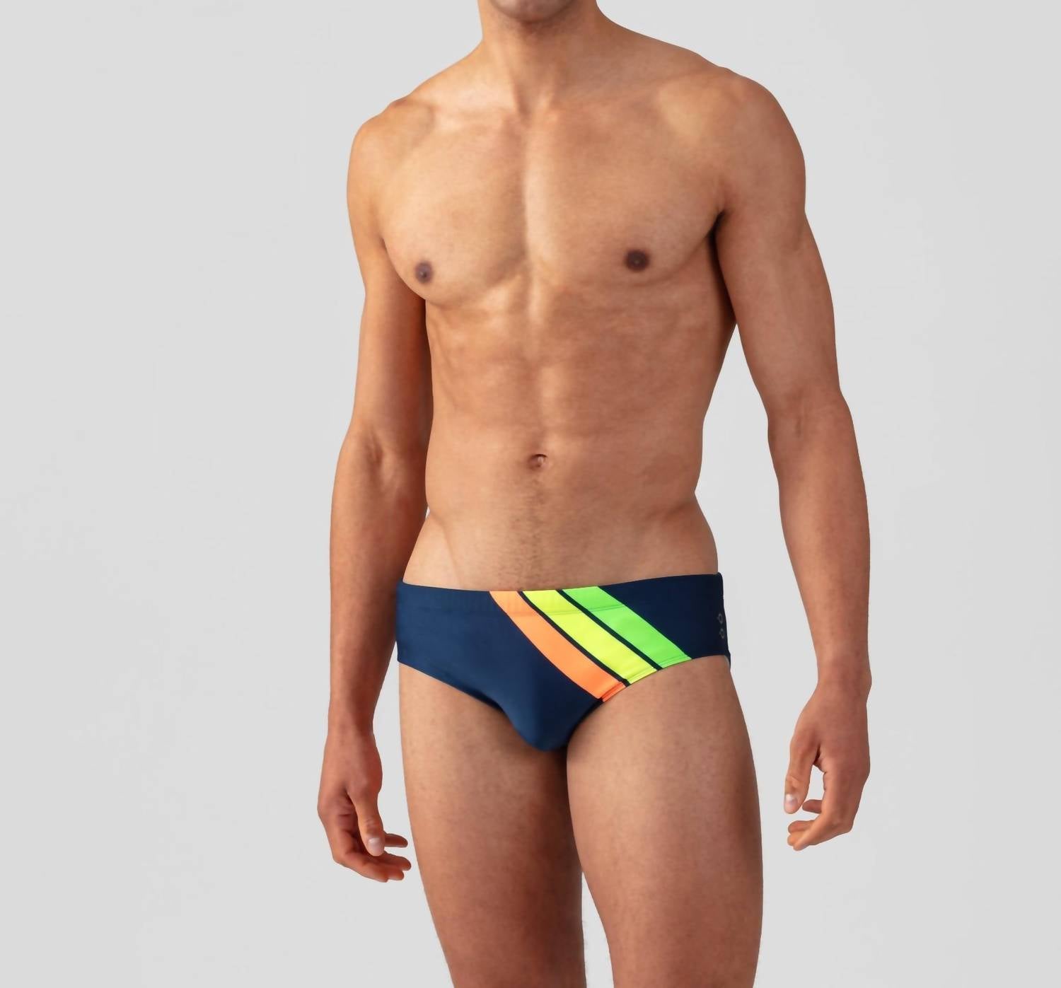 Ron Dorff - Swim Briefs Neon Stripes - blue - clothing - men