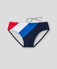 Ron Dorff - Swim Briefs Panelled - blue - clothing - men