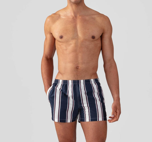 Ron Dorff - Vertical Swim Shorts - blue - board - shorts - clothing