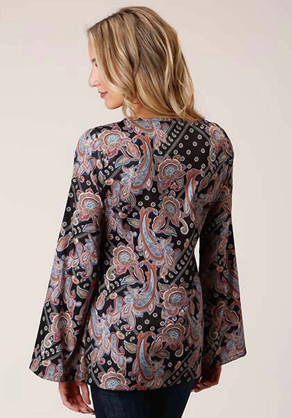 Roper - Floral Tie Top