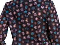 Roper - Georgette Concho Print Shirt