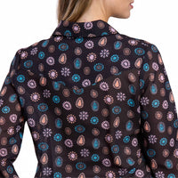 Roper - Georgette Concho Print Shirt