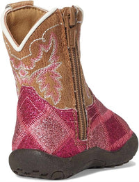 Roper - Girls Cowbabies Glitter Blocks Boots