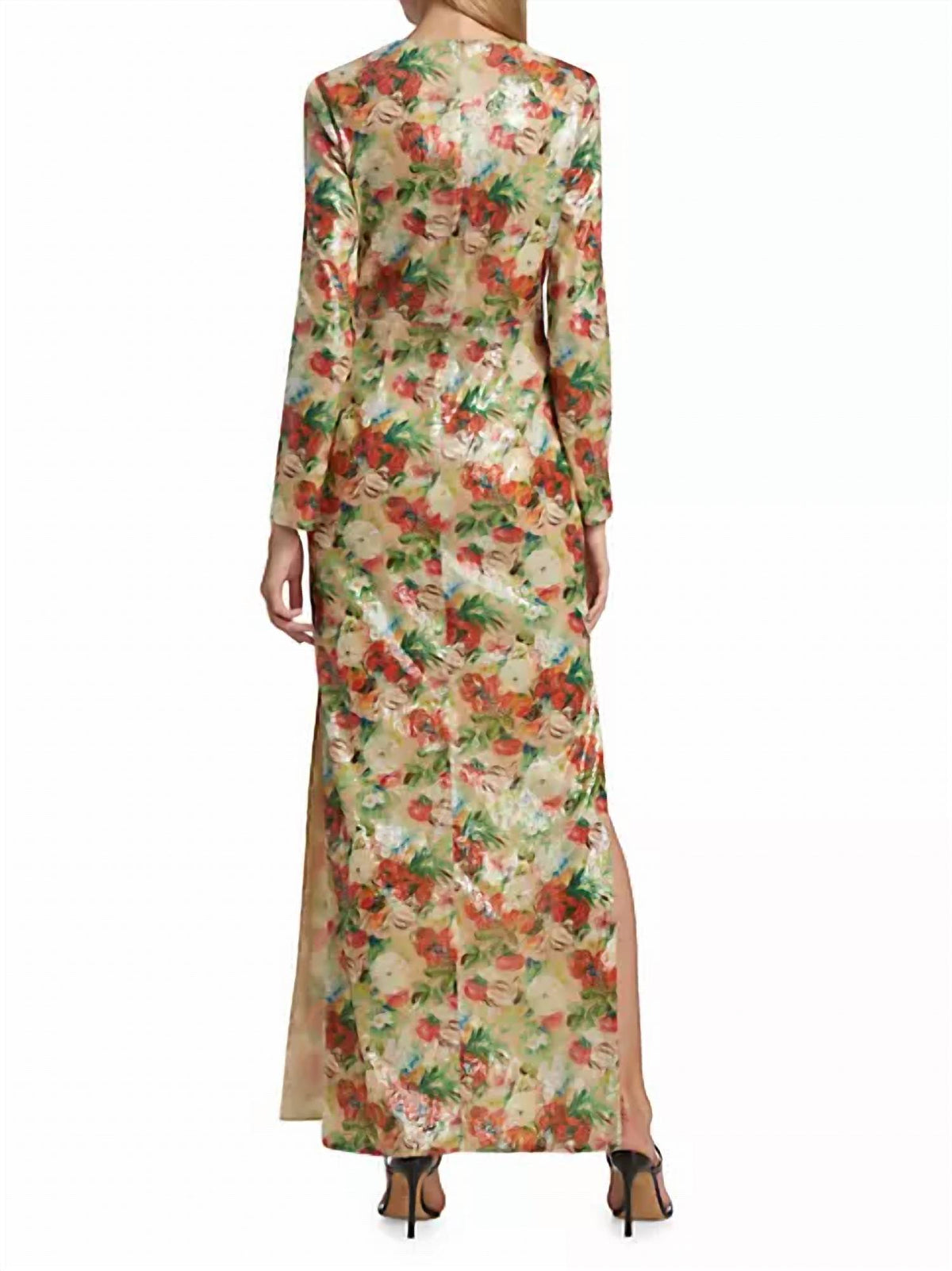Rosetta Getty - Fitted Long Sleeves Dress
