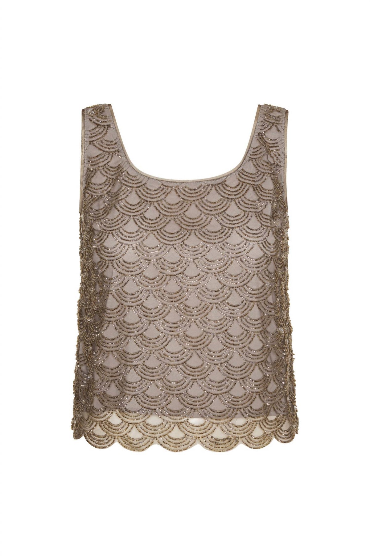 Rotate - Scallop Sequin Top