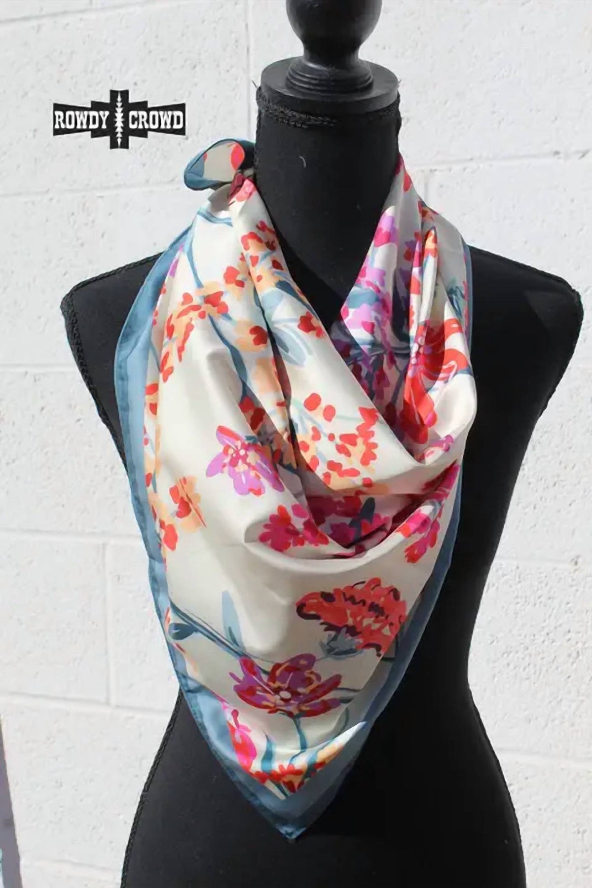 Rowdy Crowd - Flower Child Floral Wild Rag Scarf