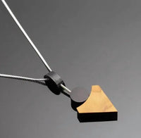 Rowena Sheen - Women's Wood Triangle Drop Pendant