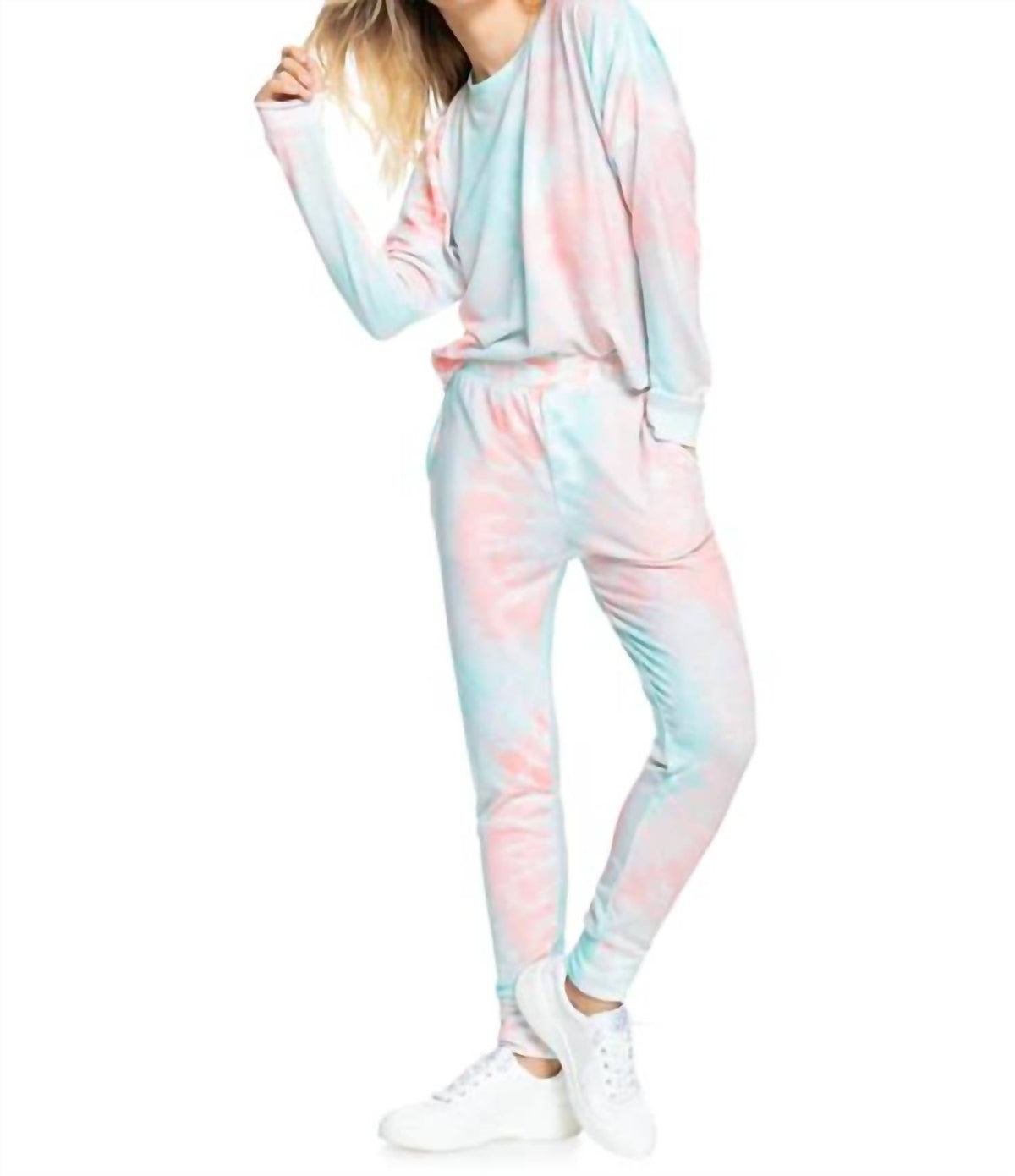 Roxy - Current Mood Pants Peach Amber Nautilus Tie-Dye