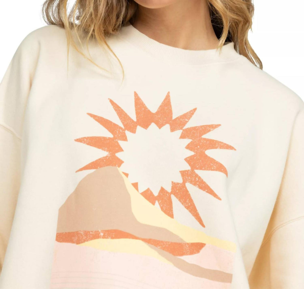 Roxy - Lineup Oversized Crew Sweatshirt