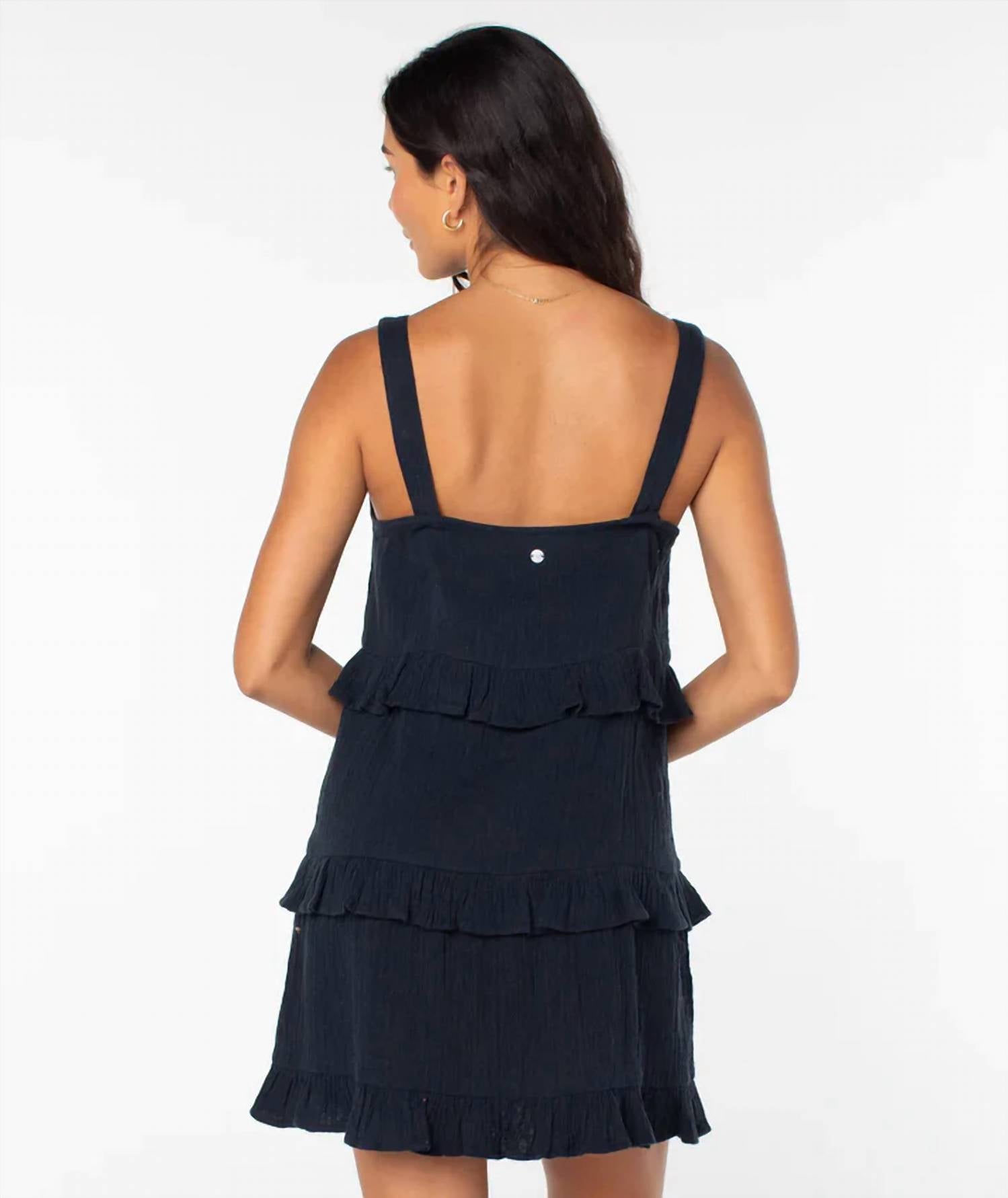 Roxy - Soft Sand Mini Dress - black - clothing - dresses