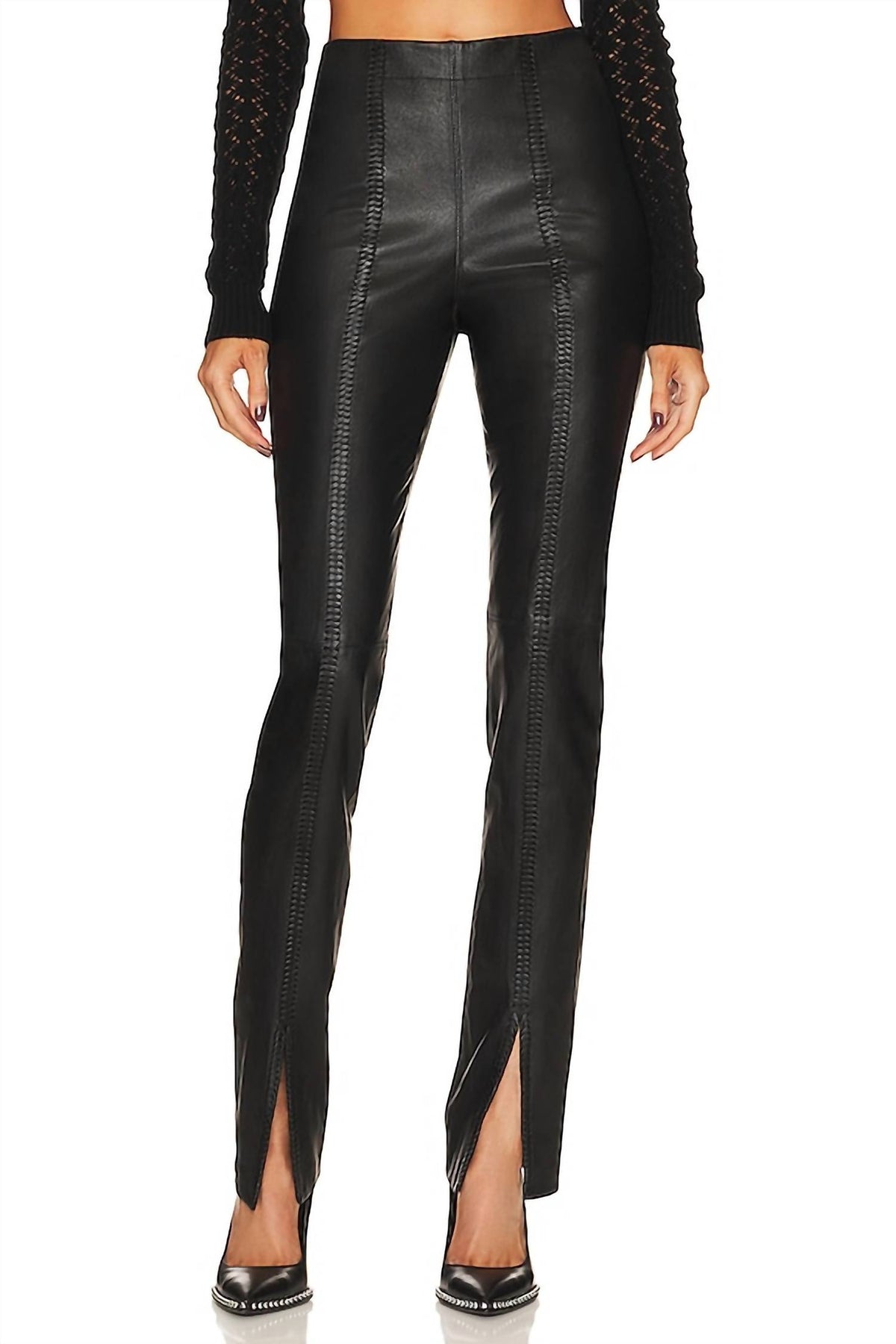 Rta - Kaimi Braided Leather Pant
