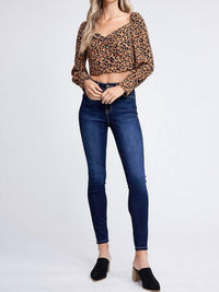 Ruby Lane Boutique - Jacqueline Leopard Crop Top - animal - clothing - crop - tops