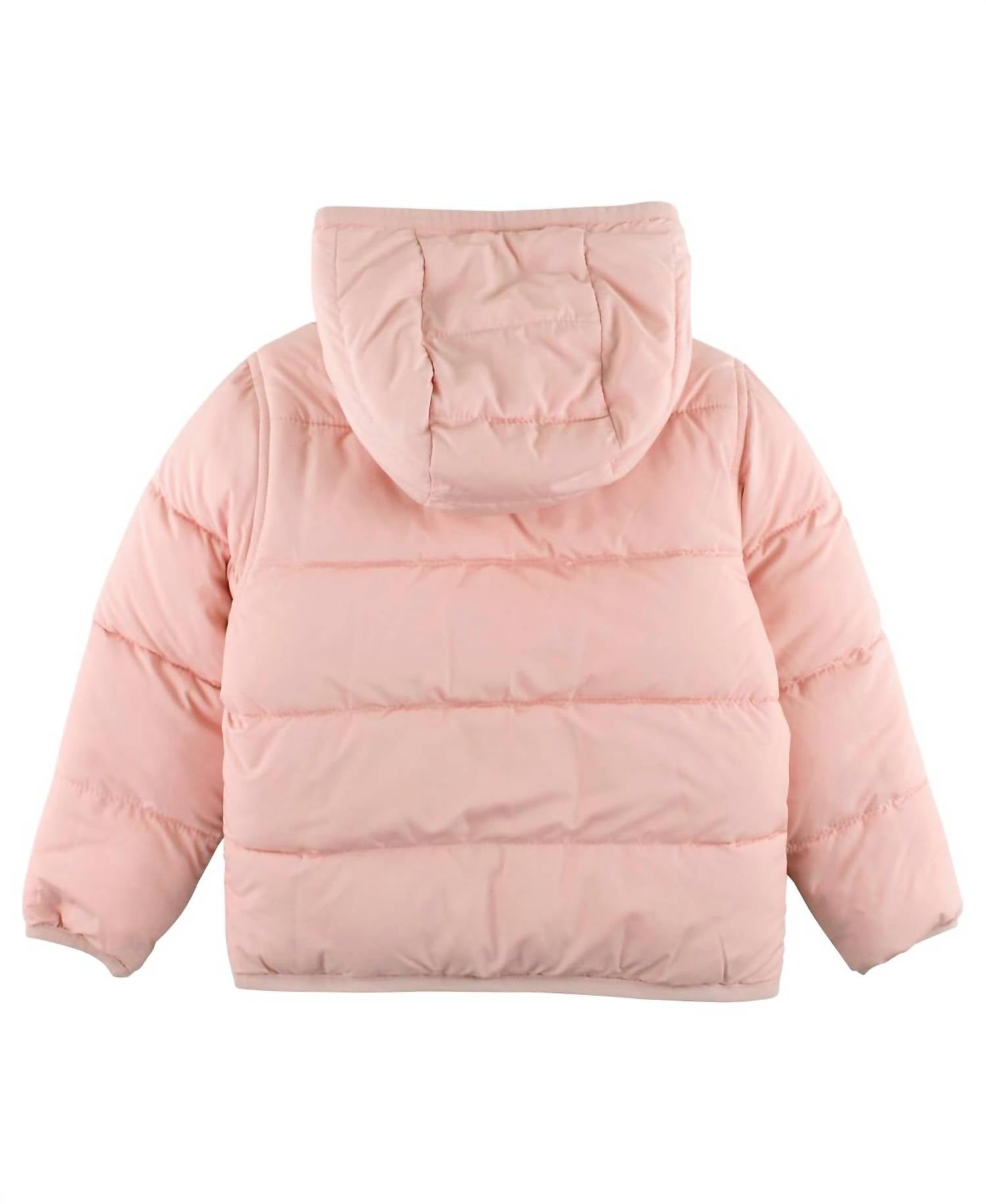 Rufflebutts - Girls Reversible Puffer Jacket - clothing - coats - floral