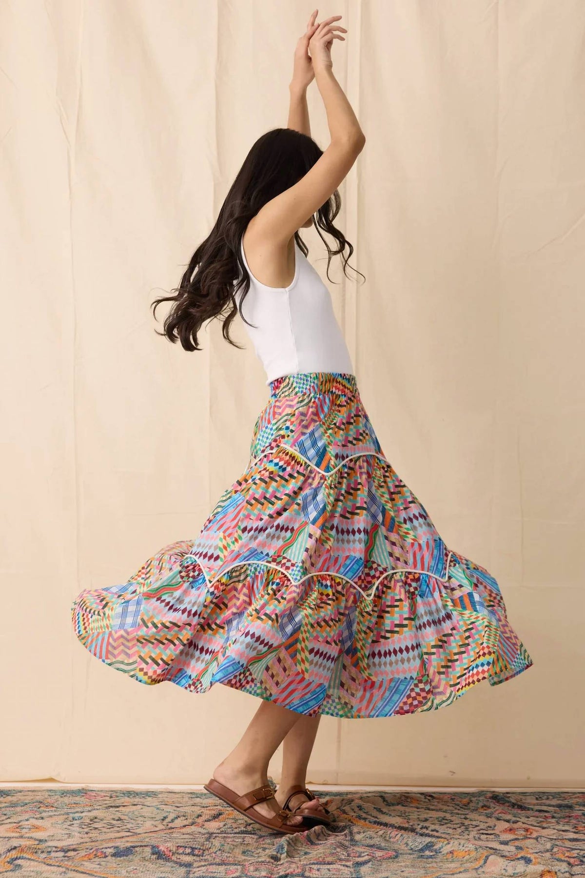 Rujuta Sheth - Moss Midi Skirt