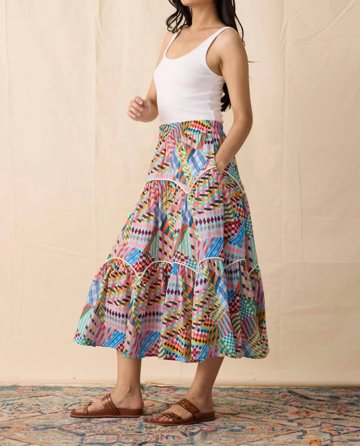 Rujuta Sheth - Moss Midi Skirt