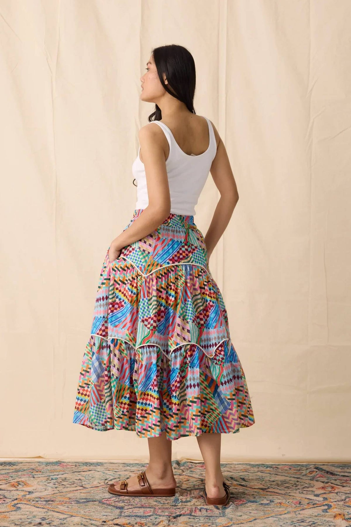 Rujuta Sheth - Moss Midi Skirt