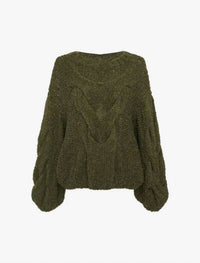 Rumored - Donna Cable Knit Sweater