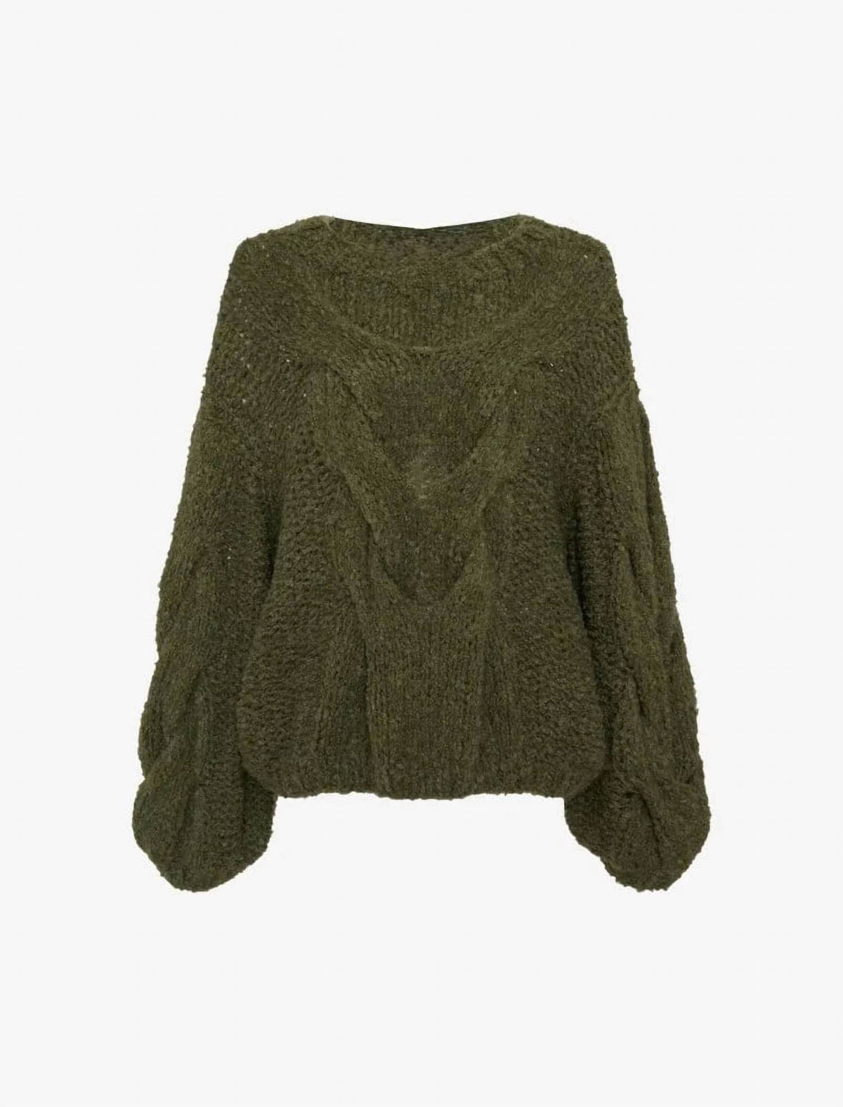 Rumored - Donna Cable Knit Sweater