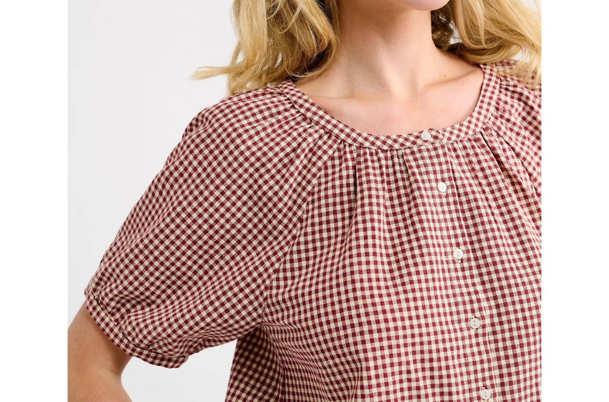 Rumored - Eden Prairie Button Front Blouse