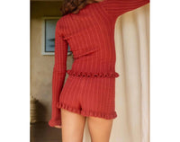 Runaway - Aurora Long Sleeve Button Knit Top