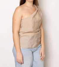 Ruohan - Devon Top - beige - blouses - clothing