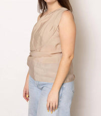 Ruohan - Devon Top - beige - blouses - clothing