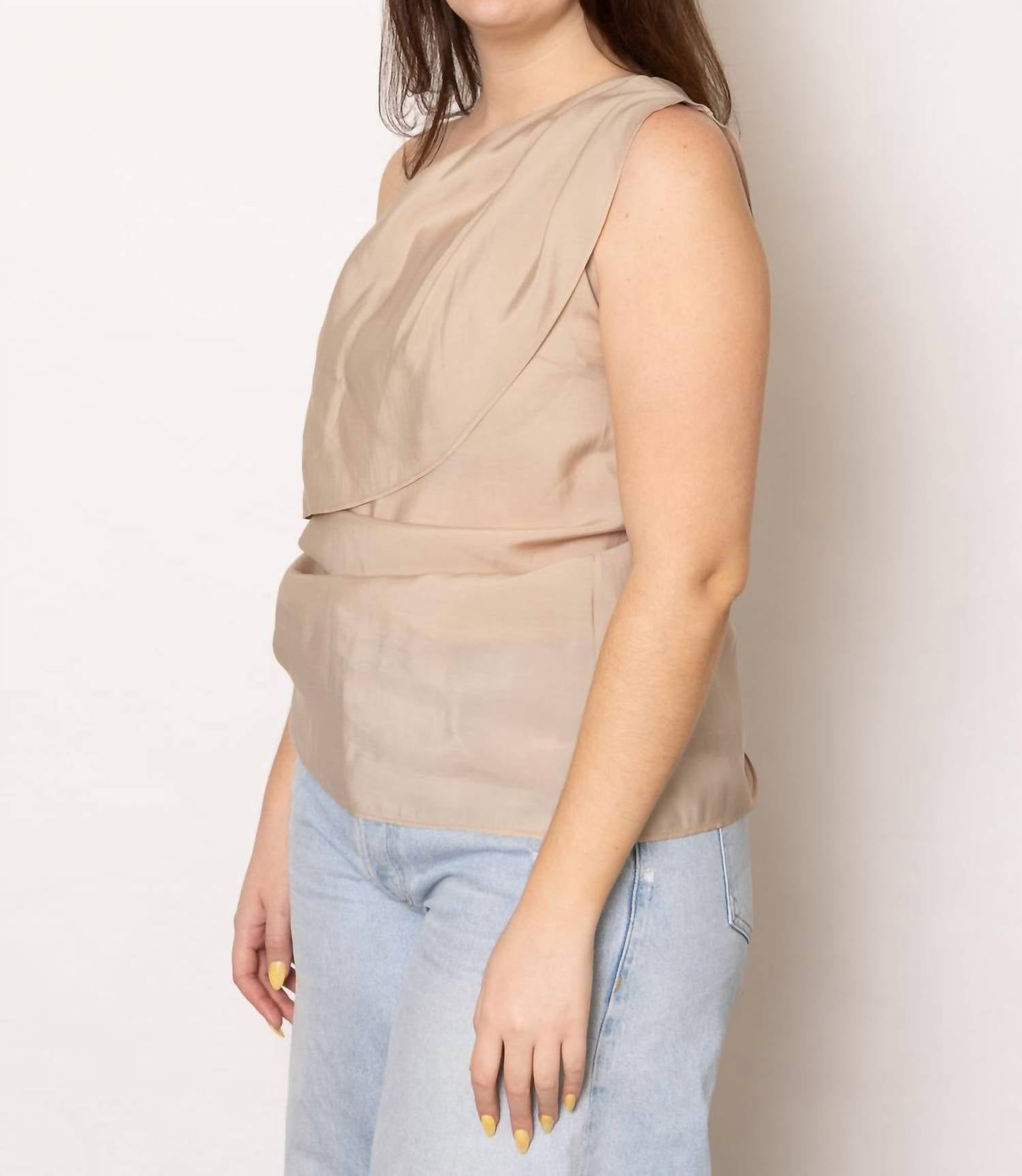 Ruohan - Devon Top - beige - blouses - clothing