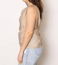 Ruohan - Devon Top - beige - blouses - clothing