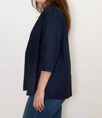 Ruohan - Roti Open Jacket - blue - cardigans - clothing