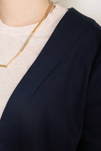 Ruohan - Roti Open Jacket - blue - cardigans - clothing