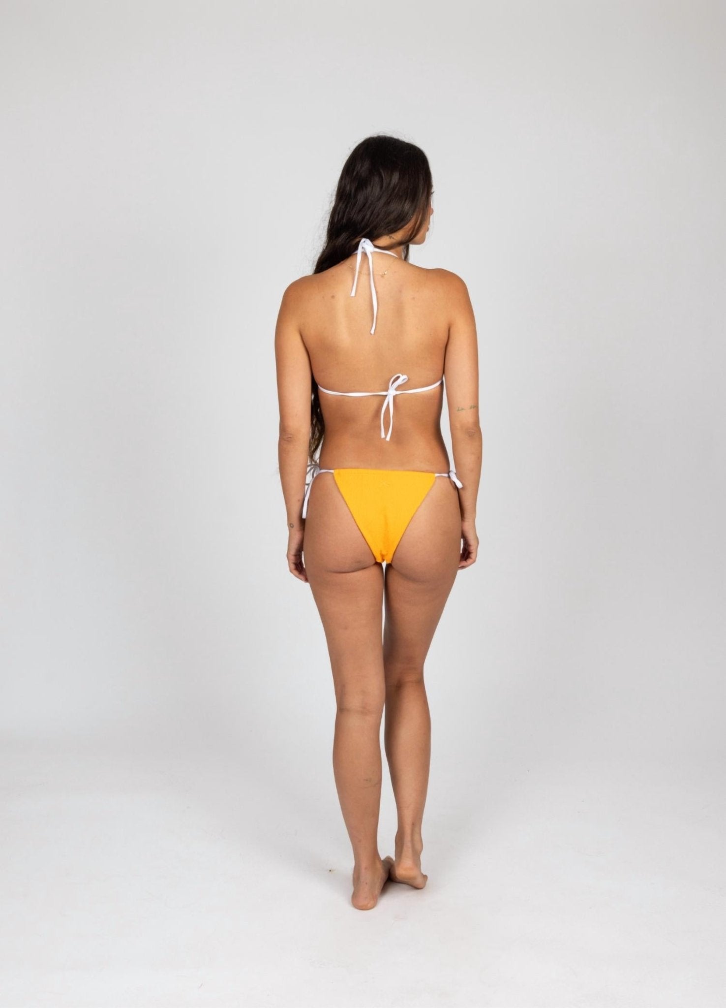 Rusty - Sandalwood Cheeky Tie Bikini Bottom - bikinis - clothing - solid