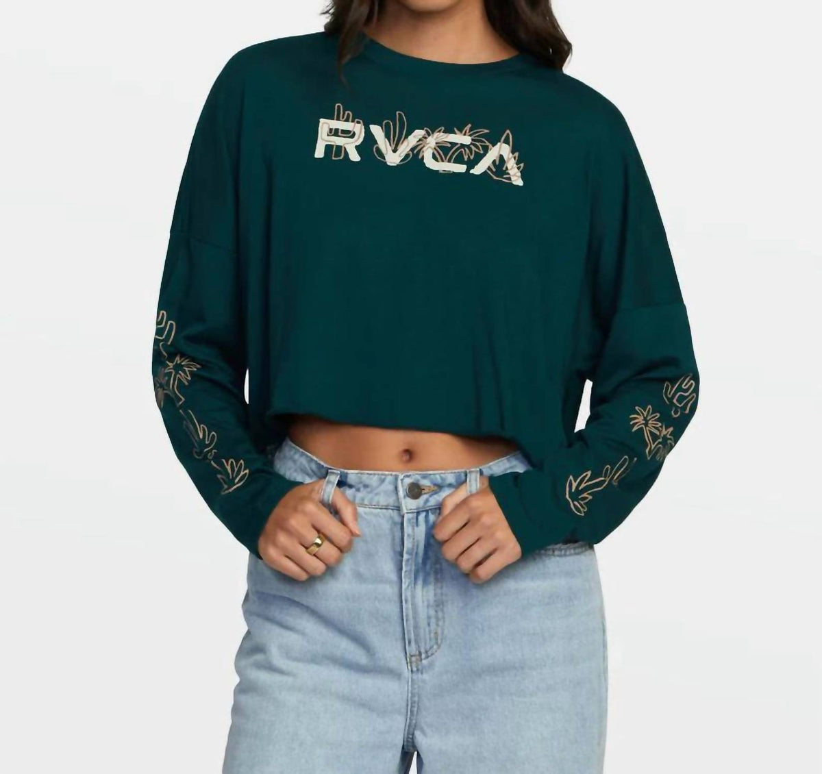 Rvca - CLOUD LONG SLEEVE TEE