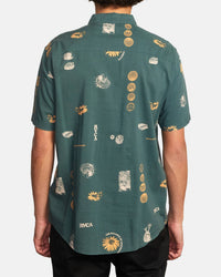 Rvca - Pet Cactus Short Sleeve Shirt