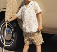 Rylee + Cru - Boys Lapel Collar Shirt