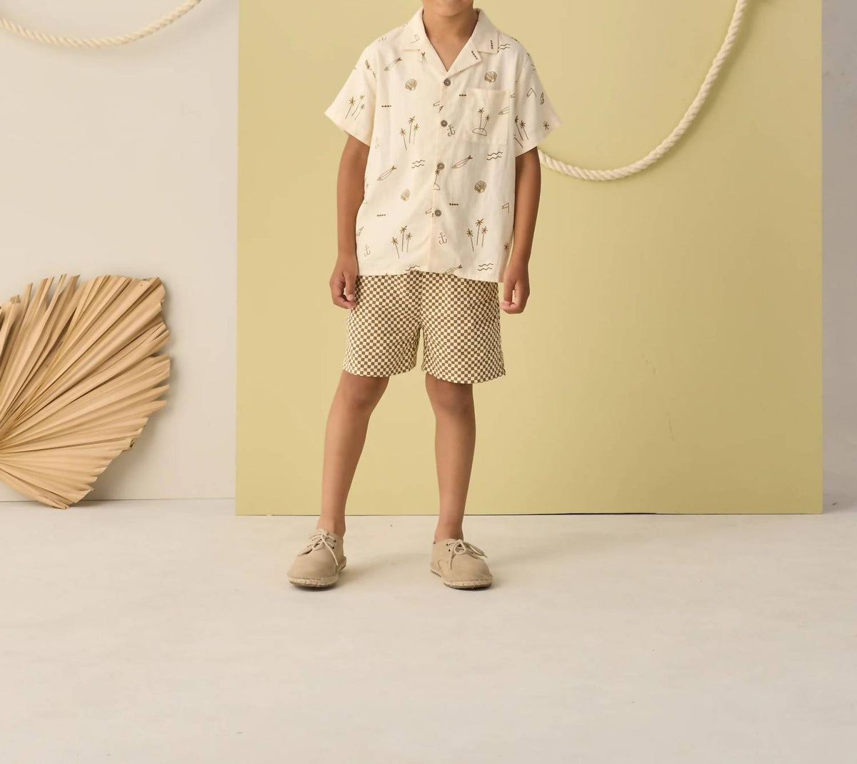 Rylee + Cru - Boys Lapel Collar Shirt