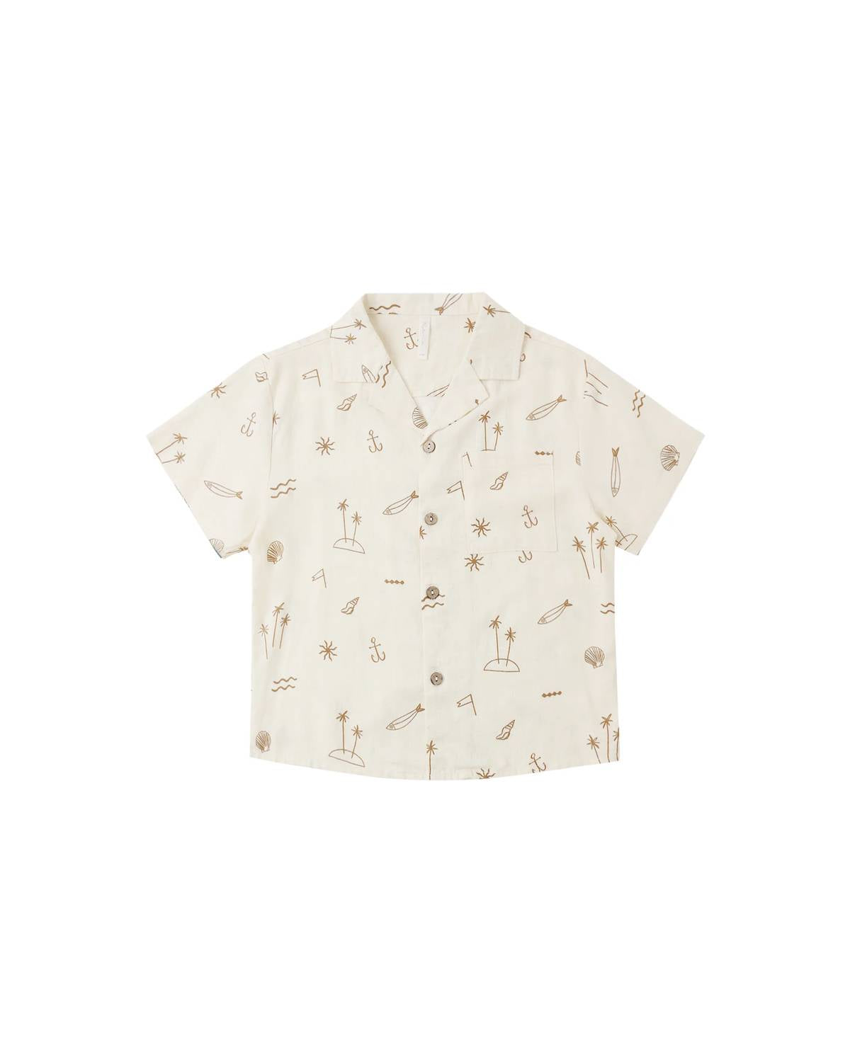 Rylee + Cru - Boys Lapel Collar Shirt