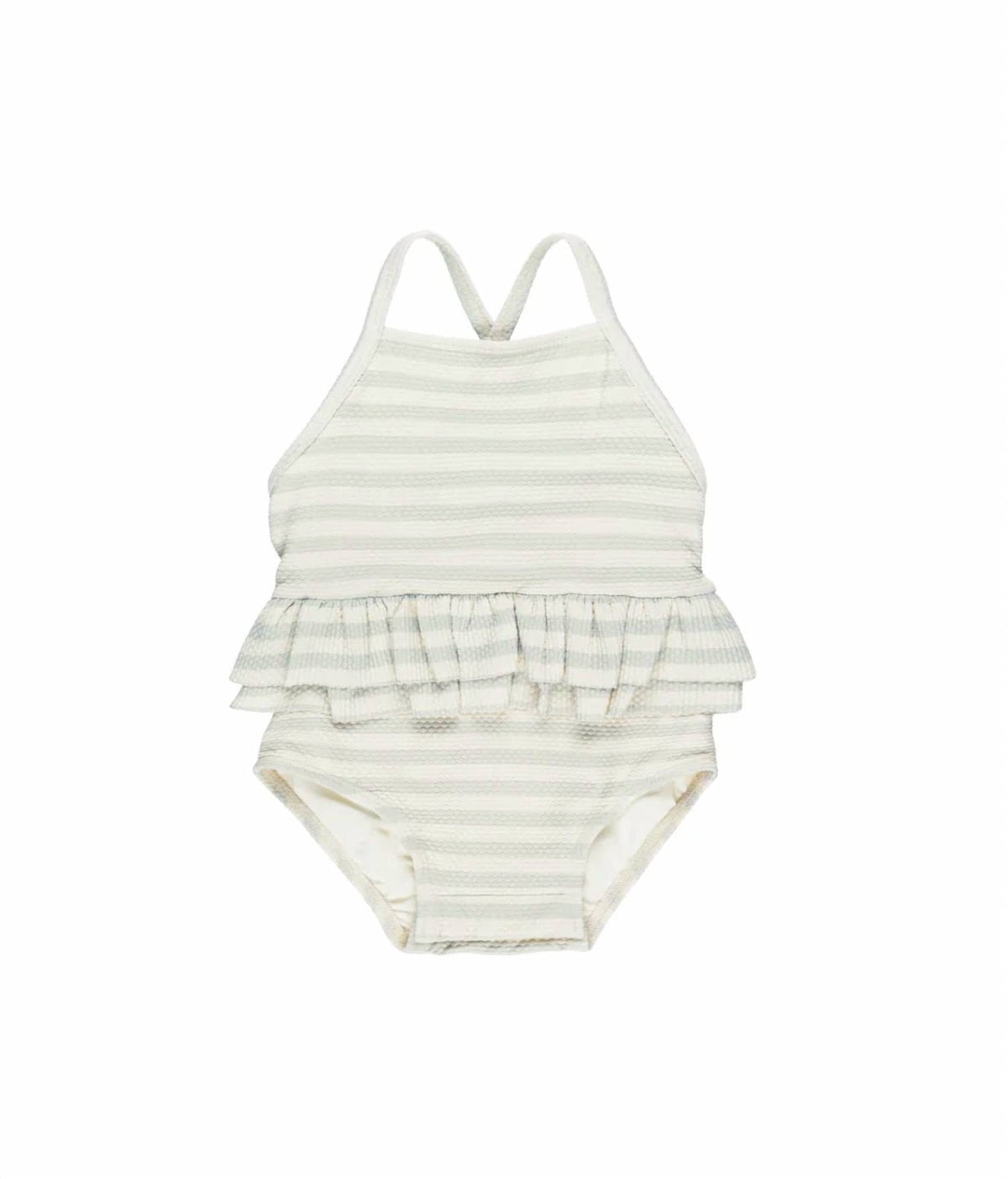 Rylee + Cru - Kid's Ruffled One-piece Swimsuit