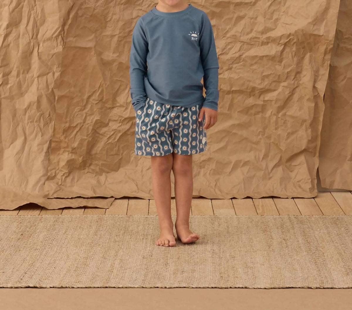 Rylee + Cru - Sun Wave Board Shorts